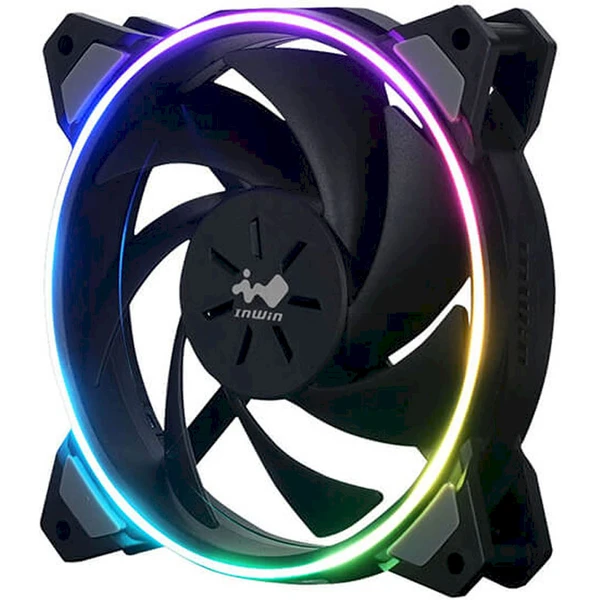 InWin Sirius Loop RGB PWM 120mm 3ks čierny + kontrolér - Ventilátory pre PC - Obrázok W8SC000J01