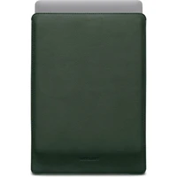 Woolnut kožené Sleeve púzdro pre 15" MacBook Air tmavo zelené - Puzdra