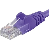 PremiumCord RJ45/RJ45 Cat5e UTP patch kábel 1m fialový - Káble a redukcie