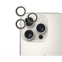 iWant ochrana šošoviek na kameru Apple iPhone 16 Pro/16 Pro Max prírodný titán - Ochranné fólie a sklo