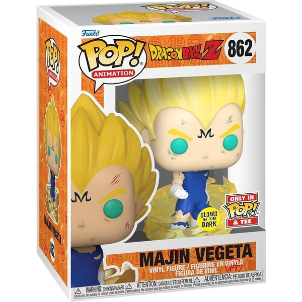 Funko POP! & Tee: Dragon Ball Z - Majin Vegeta (GITD) XL - Darčekové sady - Obrázok W9DE000L01