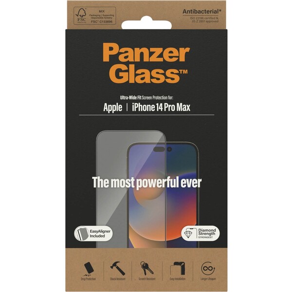 E-shop PanzerGlass™ Ultra-Wide Fit iPhone 14 Pro Max s inštalačným rámčekom