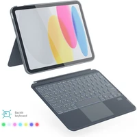 Epico puzdro s podsvietenou klávesnicou pre Apple iPad Pro 11" (M4) - čeština/šedá - Puzdra s klávesnicou