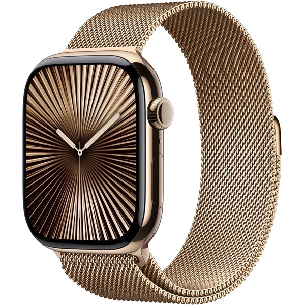Apple Watch Series 10 Cellular 42mm titán (Kategória B) - Inteligentné hodinky - Hlavný obrázok