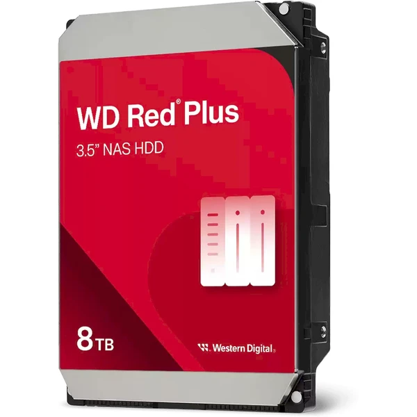 WD Red Plus (WD80EFPX) HDD 3,5" 8TB - Pevné disky - Hlavný obrázok