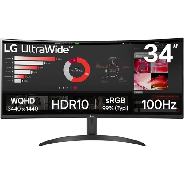 LG UltraWide 34WR50QK-B monitor 34" - Monitory - Hlavný obrázok