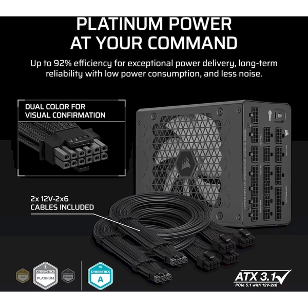 Corsair HX1200i 1200W - Zdroje - Obrázok WBRK000K01