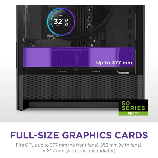 NZXT H3 Flow čierna - Počítačové skrine - Obrázok WC7K000K01