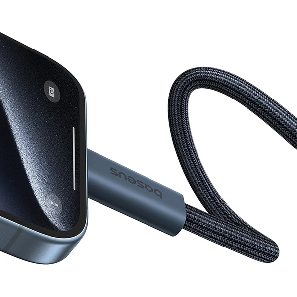 Dátový kábel Baseus Flash USB-C/USB-C 1m 240W čierny - Káble - Obrázok WCGE000L01
