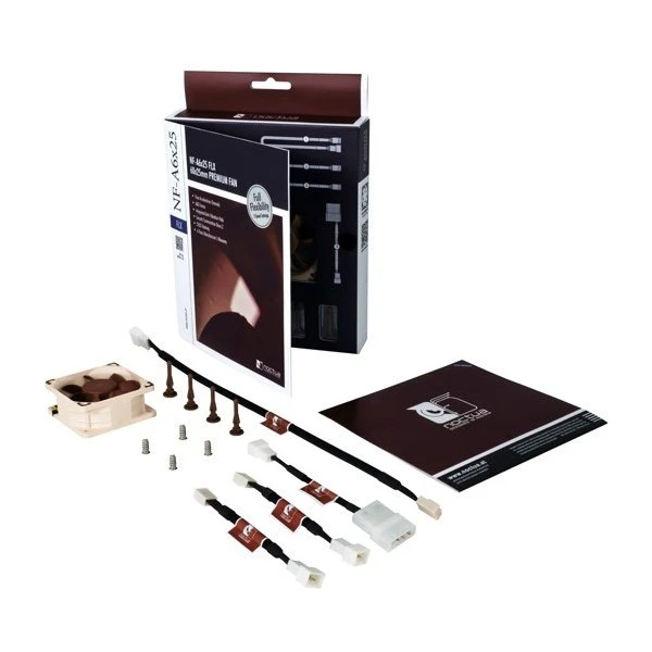 Noctua NF-A6x25 FLX - Ventilátory pre PC - Obrázok WCQR600301