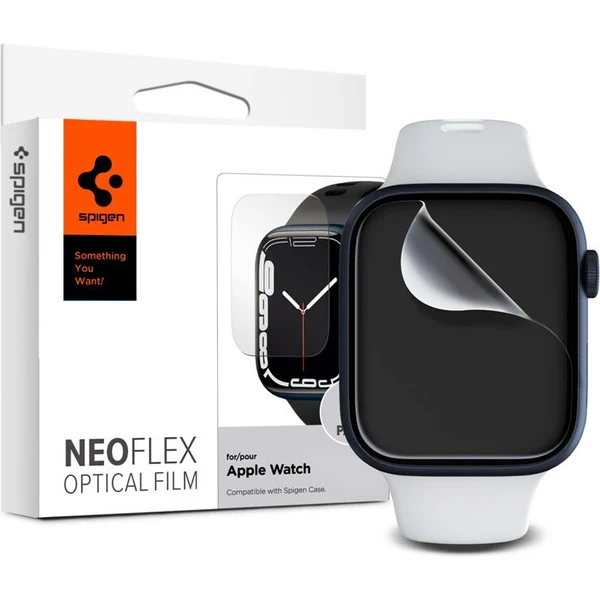 Spigen Film Neo Flex fólia na displej (3 ks) Apple Watch 45/44mm - Ochranné fólie a sklo - Hlavný obrázok