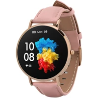 Garett Smartwatch Verona zlatá, ružový remienok - Inteligentné hodinky