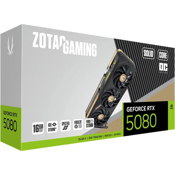 ZOTAC NVIDIA GeForce RTX 5080 SOLID Core OC - Grafické karty - Obrázok WDLI000K01