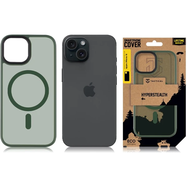 Tactical MagForce Hyperstealth kryt iPhone 15 Forest Green - Puzdra - Obrázok WE59000601