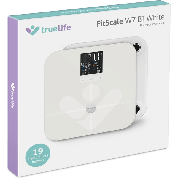 TrueLife FitScale W7 BT múdra váha biela - Inteligentné váhy - Obrázok WEE0000N01