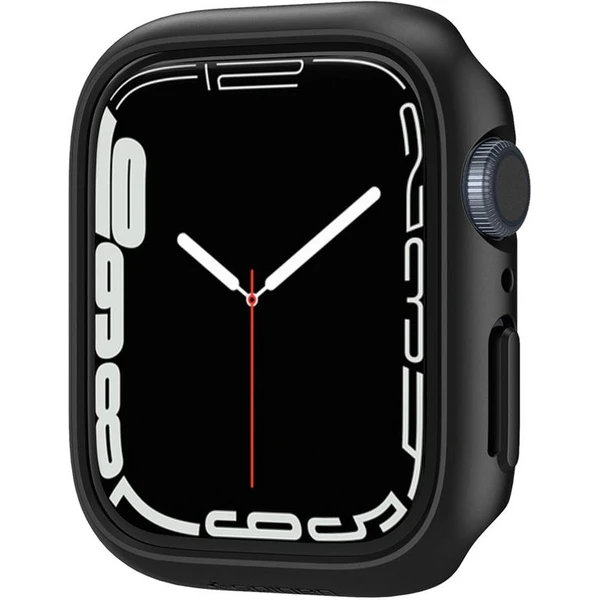 Spigen Thin Fit puzdro Apple Watch 9/8/7 (41mm) čierne - Puzdra - Obrázok WF1PF00101