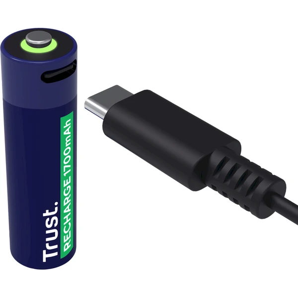 Trust USB-C dobíjacia batéria AA - 4ks - Batérie - Obrázok WFAL000K01