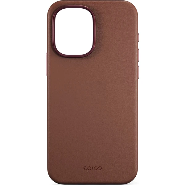Epico Leather Pro Mag+ kryt pre iPhone 17 Qi2 & Magsafe kompatibilný hnedý - Puzdra - Obrázok WFSF000K01
