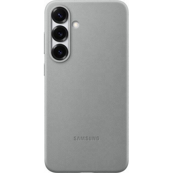 E-shop Samsung Kindsuit Case kryt z vegánskej kože Galaxy S25+ šedý