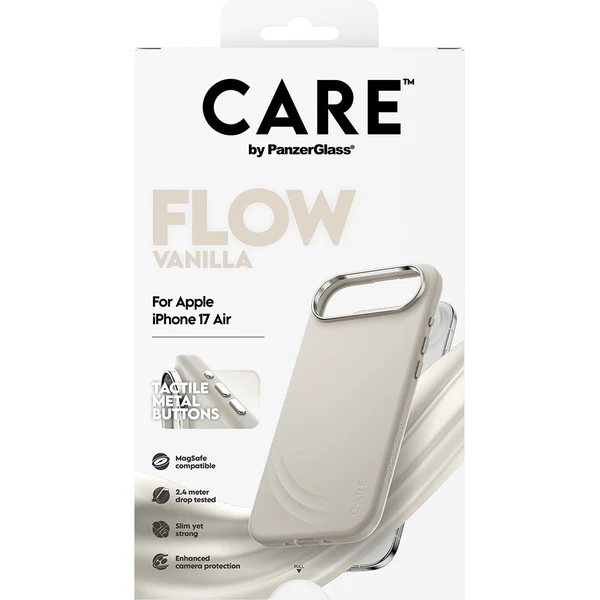 Panzer Glass ® CARE Flow kryt s MagSafe Apple iPhone Air Vanilla - Puzdra - Obrázok WGDH000K01