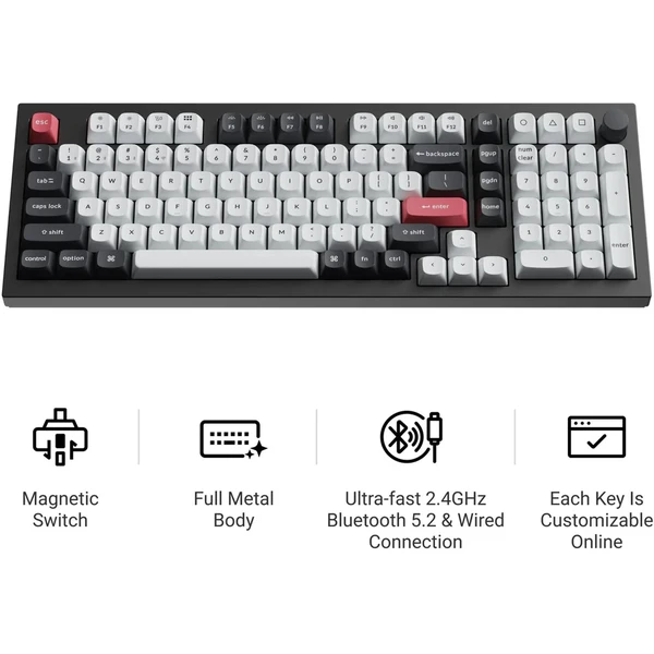Keychron Q5 HE herná klávesnica (US) čierna - Klávesnice - Obrázok WGIG000K01