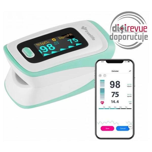 TrueLife Oximeter X5 BT – Pulzný oxymeter s Bluetooth - Senzory - Obrázok WGTG300401
