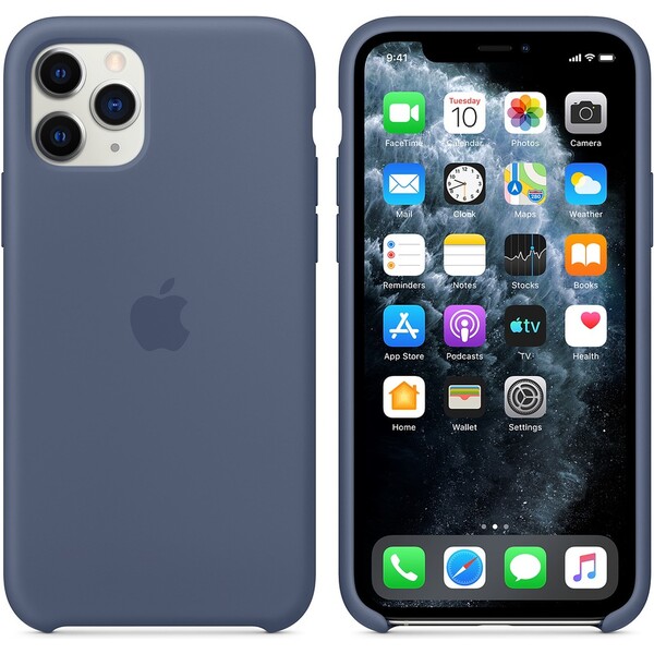 Apple silikónový kryt iPhone 11 Pre seversky modrý