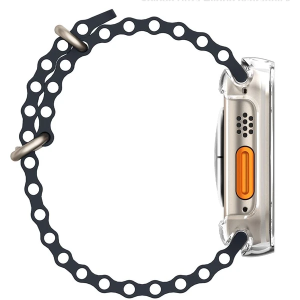 Spigen Ultra Hybrid kryt Apple Watch Ultra 3/2/1 (49mm) číry - Puzdra - Obrázok WIO0000701