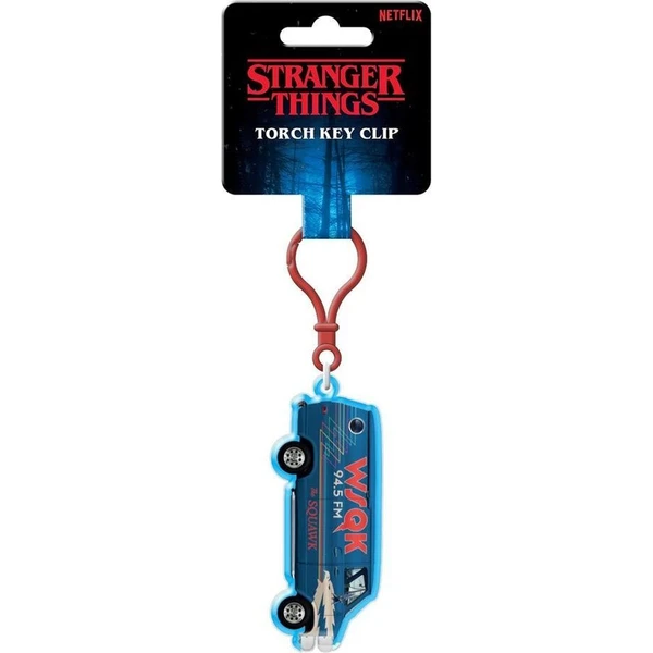 Kľúčenka so svietidlom Stranger Things - WSQK Van - Kľúčenky - Hlavný obrázok