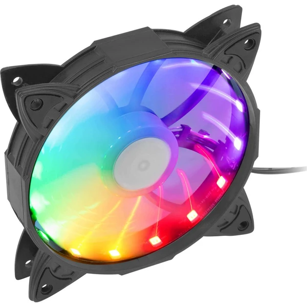 Genesis Hydrion 130 ventilátor s dúhovým LED podsvietením - Ventilátory pre PC - Obrázok WJPA100501