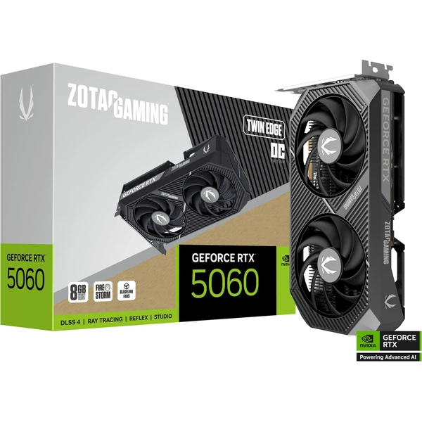 ZOTAC NVIDIA GeForce RTX 5060 Twin Edge OC - Grafické karty - Obrázok WKLI000K01
