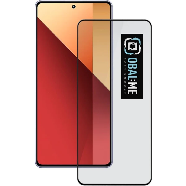 OBAL:ME 5D Tvrdené Sklo pre Xiaomi Redmi Note 13 Pre 4G/5G čierne - Ochranné fólie a sklo - Hlavný obrázok