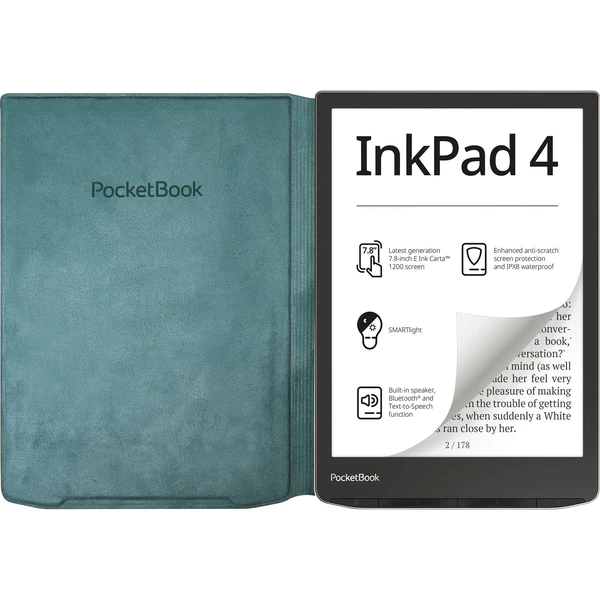 POCKETBOOK Flip púzdro pre 743 zelená - Puzdra - Obrázok WL80000N01