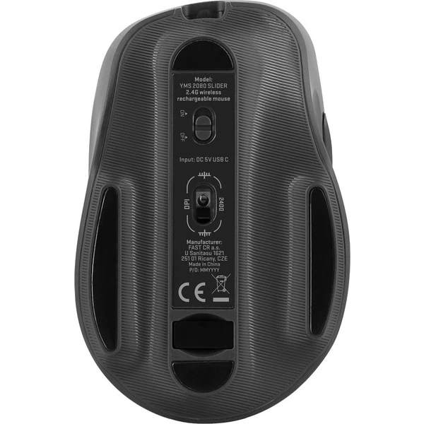 YENKEE SLIDER 2080GY bezdrôtová myš - Myši - Obrázok WLVL300401