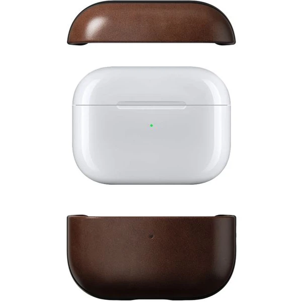 Nomad Modern Leather puzdro AirPods Pro 2. generácie tmavo hnedé - Puzdra - Obrázok WMH5000N01