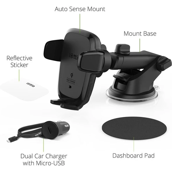 iOttie AutoSense Wireless Dash Mount držiak na palubnú dosku s nabíjaním - Držiaky - Obrázok WMN4300401