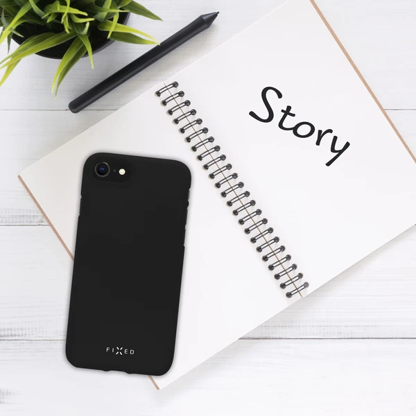 FIXED Story silikónový kryt Samsung Galaxy A53 5G čierny - Puzdra - Obrázok WOWRF00101