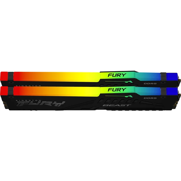 Kingston FURY Beast RGB DDR5 64GB 5200MT/s CL40 DIMM (2x32GB) XMP - Operačné pamäte - Obrázok WQ7XF00101