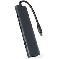 iWant od Epico 7v1 multimediálny hub 8K s USB-C tmavomodrý - USB huby