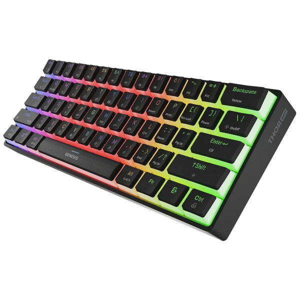 GENESIS THOR 660 G2 bezdrôtová herná klávesnica čierna (Gateron Red) - Klávesnice - Obrázok WR9E000K01