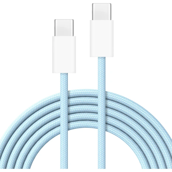 Cubenest zapletený USB-C/USB-C napájací kábel 60W 1m farebné 4ks - Káble a redukcie - Obrázok WRD5000O01