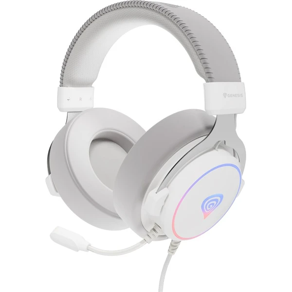 Genesis NEON 764 headset biely - Slúchadlá - Obrázok WRSE000K01