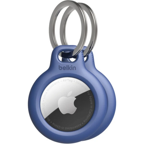 Belkin Secure holder púzdro na AirTag s krúžkom modrej (dual pack) - Puzdra - Obrázok WRY4000701