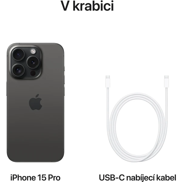 Apple iPhone 15 Pro 1TB čierny titán - Mobilné telefóny - Obrázok WS39000601