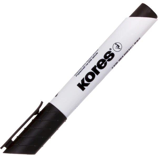 Kores K-MARKER popisovač na biele tabule a flipcharty s okrúhlym hrotom čierny - Popisovače - Obrázok WS7H000K01