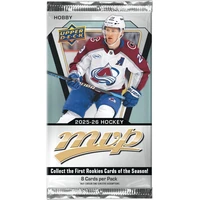 Hokejové karty 2025-26 Upper Deck MVP Hockey Hobby Balíček - Hokejové karty