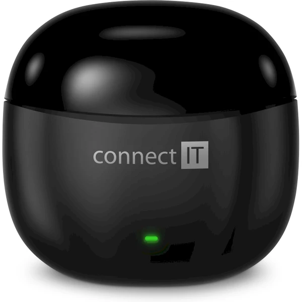 CONNECT IT True Wireless SonicBass slúchadlá do uší s mikrofónom čierna - Slúchadlá - Obrázok WSRK000K01