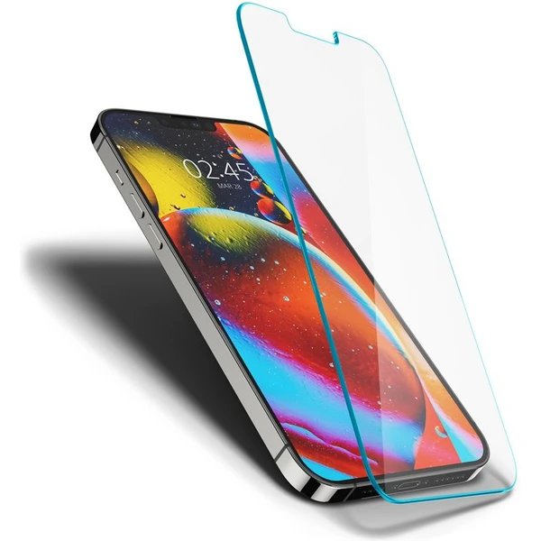 Spigen tR Slim HD ochranné sklo iPhone 17e/16e/14/13 Pro/13 číre - Ochranné fólie a sklo - Obrázok WSS5300401