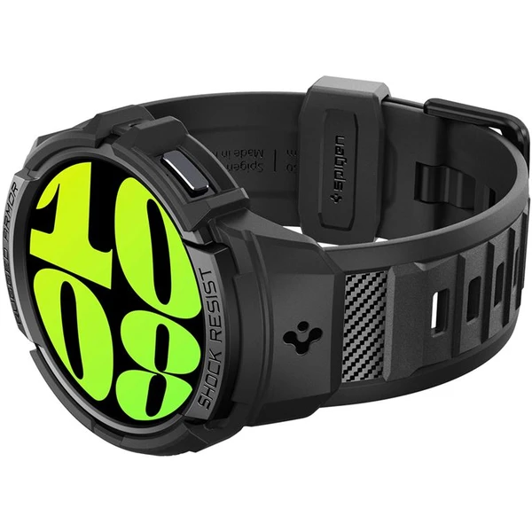Spigen Rugged Armor Pre púzdro Samsung Galaxy Watch6 44mm čierne - Puzdra - Obrázok WSV3000N01
