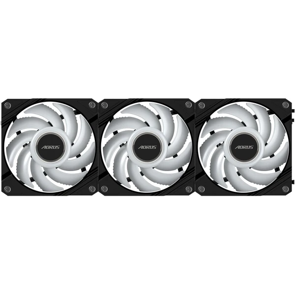 GIGABYTE AORUS EZ CHAIN ??FAN 120 (3-Pack) - Ventilátory pre PC - Obrázok WU5H000K01